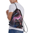 thumbnail image 4 of Yiaed Bird6 Print Drawstring Bags Drawstring Backpack Bulk String Back Pack Gym Sport Bag-Medium, 4 of 5