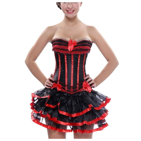 

Women Lady Sexy-Lace Lingerie Striped Zipper Underwear Bodysuit Nightdress Ladies Striped Zip Court Body Sculpting Split Set