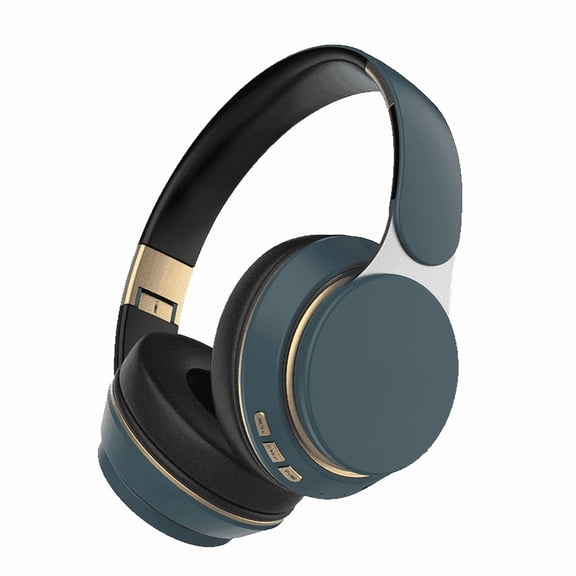 Wireless Bluetooth Headphones, Portable Over Ear Headphones with Mic,Clear Calls, FM Radio, Soft-Earpads, Support TF card play and 3.5MM AUX Cable Wired Connection
