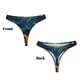 thumbnail image 3 of Balery Oil Starry Sky Sunflower Tangas de Algodón para Mujer con Estampado – Ropa Interior Sexy, Transpirable, G-string-Large, 3 of 6