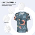 thumbnail image 5 of Fotbe Watermelons Dachshunds Baseball Jersey Shirt for Men and Women, Casual Short Sleeves Button Down T-Shirt-Small, 5 of 9