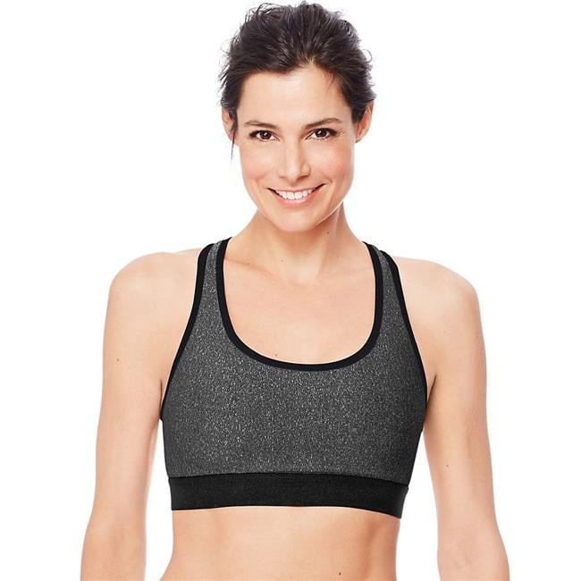 hanes compression sports bra