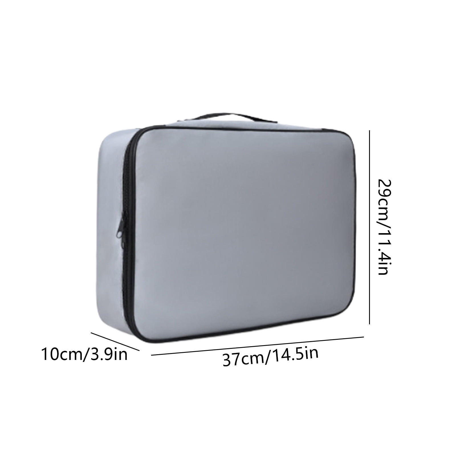 Rainproof and Fireproof Document Storage Bag, Multi-Layer Organizer for Graduation Certificates Marriage Certificates and Photos, Portable File Storage for Office Home and Travel Use