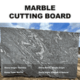 thumbnail image 6 of Koville Luxury Marble Granite Cutting Board for Kitchen,Rectangle, 20*16in, Monte Grigio, 6 of 7