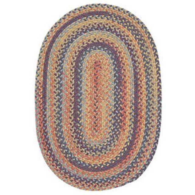 Colonial Mills Tapis RU20R048X048 Rustica - Éclat Floral Tapis Tressé Rond de 4 Pi