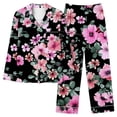 thumbnail image 2 of WFJCJPAF 2025 New Halloween Pajama Sets for Women 2 Piece Plus Size,Women Casual Fashion Printed Long Sleeve Casual Tops Pants Pajamas Suit,Halloween Pajamas Women - Multicolor S, 2 of 5