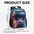 thumbnail image 7 of Pzuqiu Cute Highland Cow Print Kids Backpack for Boys Girls 3-6, 13.5 Inch Water Resistant Preschool Bookbag, Breathable Soft Lightweight Toddler School Bag with Multi Pockets, 7 of 7