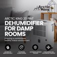 thumbnail image 2 of Restored Arctic King 20 Pint Energy Star Dehumidifier (Refurbished), 2 of 8