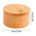 thumbnail image 2 of Yucurem Bamboo Salt Cellar With Magnetic Swivel Lid Round Salt Container Spice Box Kitchen Essentials (S), 2 of 10
