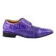thumbnail image 5 of LIBERTYZENO Mens Oxford Formal Dress Shoes For Adult Male, Purple, 5 of 8