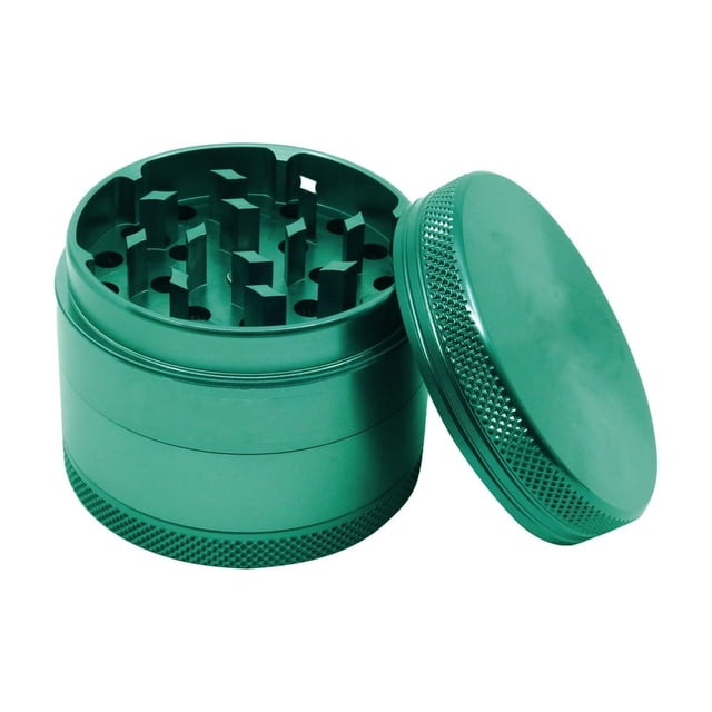 Hot Sale!Aluminum Grinder, 4-Piece Herb Grinder, Crusher Set For Dried Herbs, Flowers, Spices With Compartment And Scraper