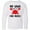 AA-White, variant on Inktastic Yaya Loves Me Grandson Gift Long Sleeve Youth T-Shirt