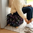 thumbnail image 3 of TSOVTHRID Dinosaur Bone Fossil Print Ottoman Cover Stretch Square Ottoman Slipcover for Foot Stool, Anti-Scratch Folding Storage Furniture with Elastic Bottom Home Decor, 3 of 7