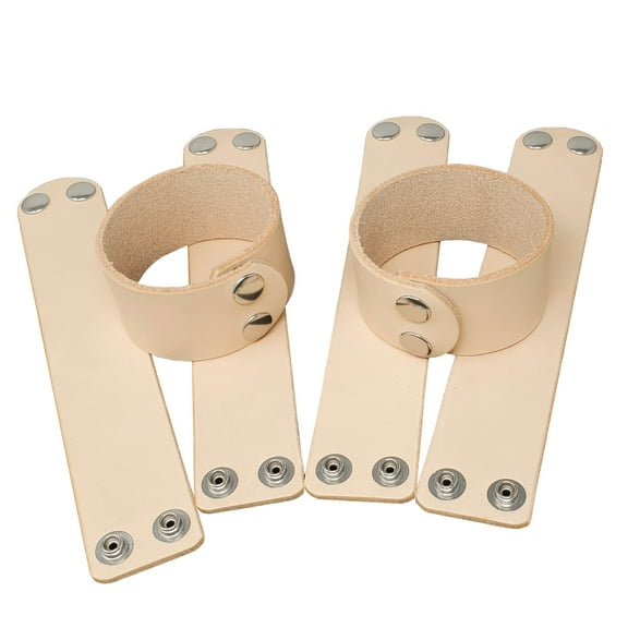 Pitka Leather 1.5 Inch Vegetable Tanned Leather Strips and Shapes