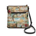 thumbnail image 2 of Eheartsgir Vintage Travel Print Ladies Crossbody Bag Purse Satchel, Waterproof Stylish Shoulder Bag Spacious for Everyday Dating, 2 of 7