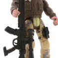 thumbnail image 3 of Army Soldiers Toy 6Pcs Miniature Movable Joint Figures for Games Play Set, 3 of 4