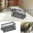 thumbnail image 2 of PRETXORVE Kitchen Sink Organizer, Kitchen Sink Organizer for Sponges and Dishcloth, Multi Functional Sponge Rack Rack Kitchen Storage Rack Sink Cloth Countertop, 2 of 9