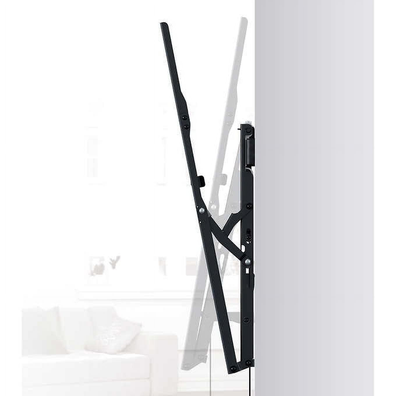 JXPL601-A Super Slim TV Wall Mount w Advanced Tilt. Silver, Black. Fits 37", 39", 40", 42" 43", 46", 47", 50", 52", 55", 58", 60", 65", 70", 75", 80", 82", 85", 86", 88", 90", to 132lbs