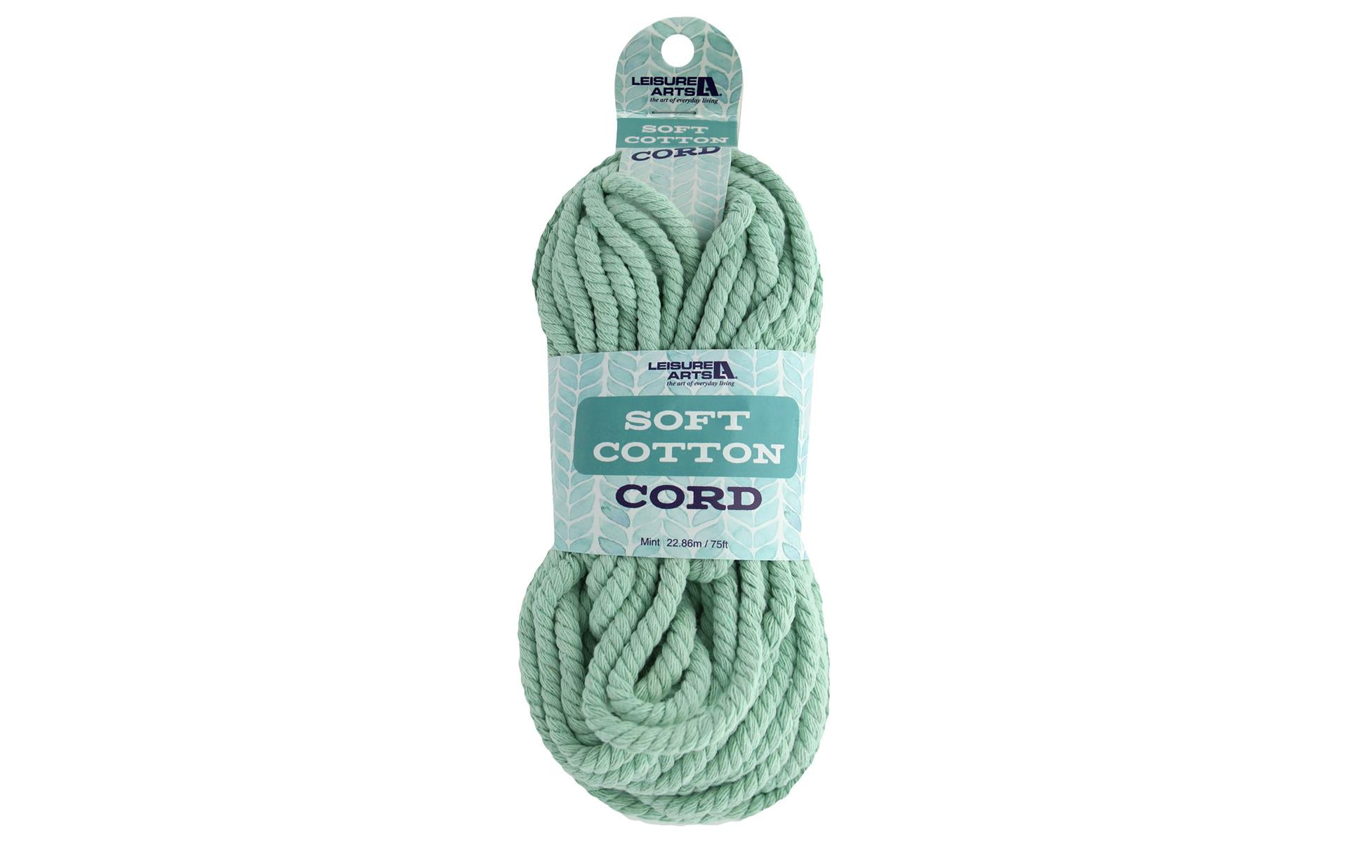 Leisure Arts Cotton Cord 75ft Mint