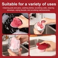 thumbnail image 7 of CHENjy Heart Shaped Pink Red Cleaning Supplies, Non Scratch Double Sided Cellulose Sponges for Dishwashing, Kitchen Scrubber, 2 PCS, 7 of 7