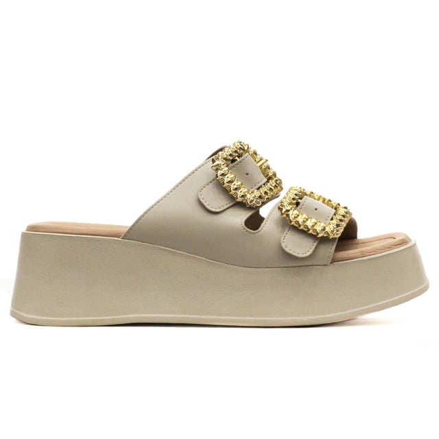 Sandalias Plataforma Beira rio Mujer 8530102 blanco 23