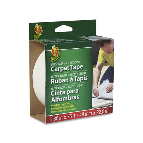 Carpet Tape 3" Core, 1.88" x 75 ft, White