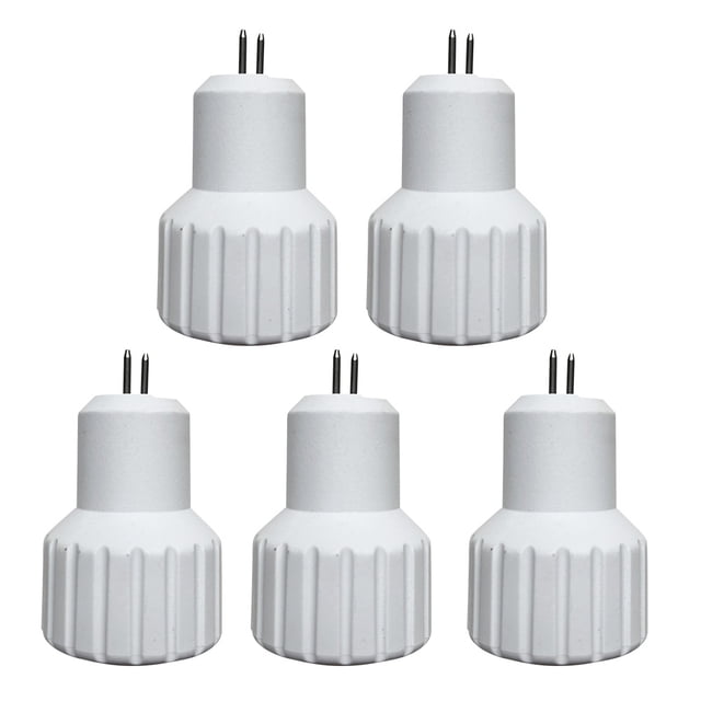 Adaptador Convertidor Enchufe Portalámparas Base MR16 A GU10 Al Calor 5 Uds.