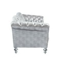 thumbnail image 5 of ACME Dixie Sofa, Metallic Silver, 5 of 6