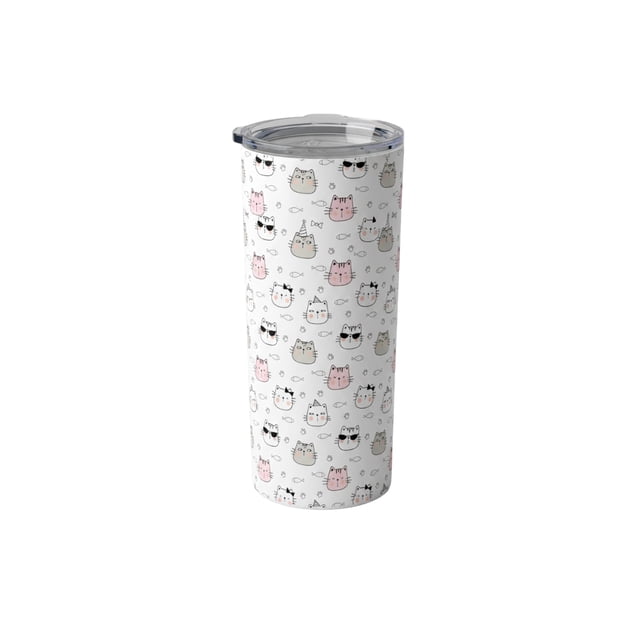 Termo de 590 ml diseño cute de gatos