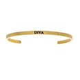 thumbnail image 1 of Intuitions Stainless Steel DIVA Diamond Accent Cuff  Bangle Bracelet, 7", 1 of 1