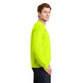 thumbnail image 2 of Gildan High Visibility Safety Sweatshirt for Men, Hi Vis Safety Green Crewneck Sweatshirt Fleece Heavy Blend 50/50 Cotton/Poly S, 2 of 5