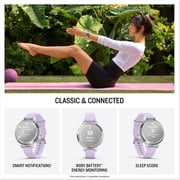 GARMIN Lily 2 Active Silver with Purple Jasmine Silicone Band Smartwatch (010-02891-01)