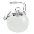 thumbnail image 2 of Chantal Classic Teakettle, 1.8 QT, Enamel On Steel, 2-Tone Harmonica Whistle, Rapid Boil and Even Heating (Black), 2 of 30