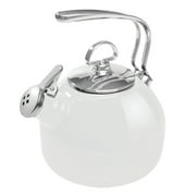 Chantal Tea Kettle Classic Harmonica Whistling Teakettle, 1.8 quart, Marigold