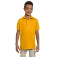 thumbnail image 1 of Jerzees Big Boy's Stain Resistant Tagless Label Polo Shirt, Style 437Y, 1 of 1
