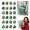 Silver, variant on 2025 Holiday Advent Calendar Home Decoration Set Funny Commemorative Collectible Dumpster Fire Ornament for Festive Countdown Celebration