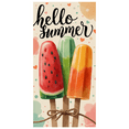 thumbnail image 2 of Colorful Design Summer Banner Ice Cream Pattern Popsicle Decor Seasonal Decoration for Summer Festival Outdoor Party Beach Gathering, 2 of 7