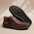 thumbnail image 2 of The First Young Driving Boots Men, Men’s Handmade Premium Leather Slip-On Driving Boots Travel & Outdoor, 2 of 5