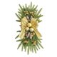 thumbnail image 4 of Guirnalda navideña preiluminada para escalera, colgante, corona Artificial para ventana, estante para chimenea, decoración del hogar y granja Amarillo Macarena Botín de escalera, 4 of 8