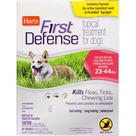 Hartz First Defense Flea & Tick Treatment for Dogs 23-44 lbs