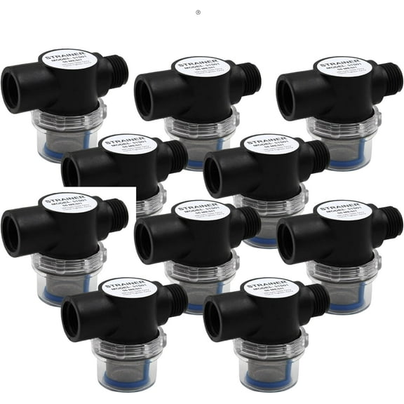 SEAFLO 51S01 Strainer - 1/2" NPSM Inlet/Outlet (10-Pack)