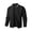 Black, variant on Men's Waffle Knit Bomber Jacket, Lightweight Full Zip Varsity Baseball Coat with Pockets for Spring Fall,Deep Khaki 4XL