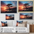 thumbnail image 4 of Designart "Sunset Dusk Charm III" Landscape Sunset Floater Framed Canvas Art Print, 4 of 7
