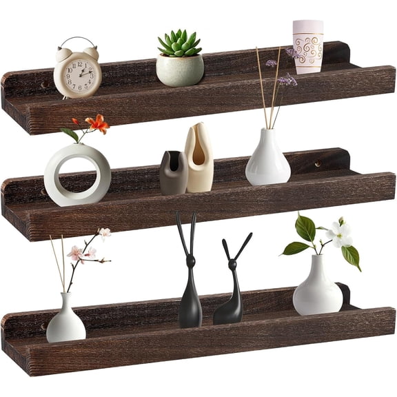 Pack of 3 Hanging Shelves Wall Shelves