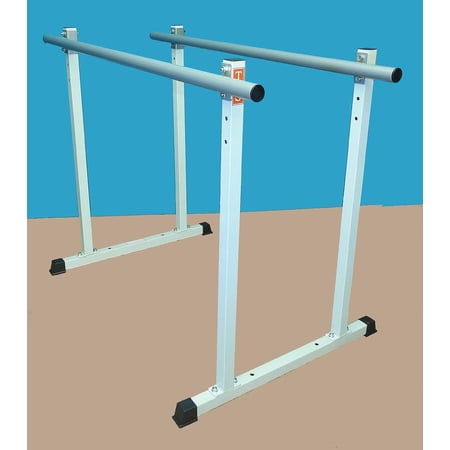 Tita Gymastics Parallel Bar, (2) Adjustable Heights & (3) Adjustable Widths, with 2” Dia Parallel Bars – Made i The USA.