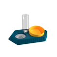 thumbnail image 2 of Dot Bowls Cat Food Dishes Water Fountain Detachable Pet Feeder Waterer for Dogs Cats , double blue, 2 of 10