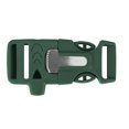 thumbnail image 2 of Hebilla de silbato de equipo de supervivencia multifunción para exteriores para pulsera de Paracord (verde), 2 of 5