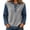 Gray, variant on QATAINLAV Sweaters for Women with Denim Collar and Cuffs Long Sleeve Pullover 2 in 1 Denim Panel Lapel Knit Sweater Polos Shirts Coffee Free Size