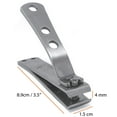 kohm toenail clipper for thick nails 4mm wide jaw opening, straight
