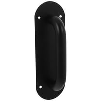 Homoyoyo Elegant Black Stainless Steel Door Handle Easy Push Pull Function